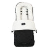 Valco Baby Universal Deluxe Footmuff in White and Black